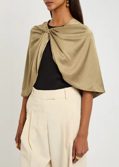 By Malene Birger Pinlos Twisted Satin Scarf
