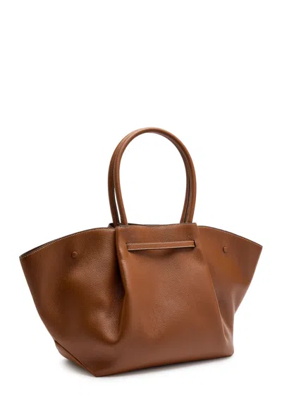 Demellier New York Medium Textured-leather Tote