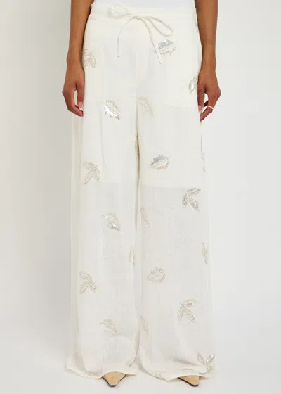 Marques' Almeida Embellished Woven Trousers