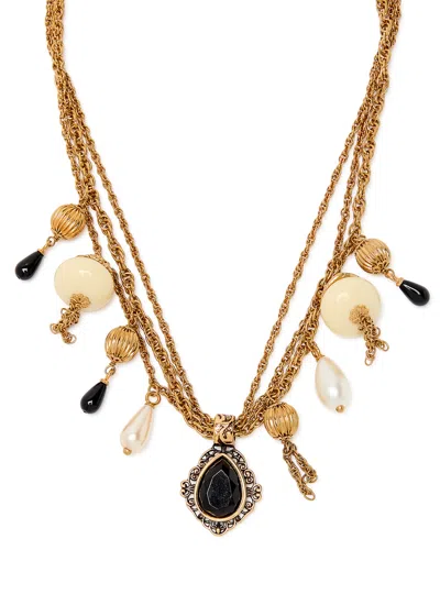 Chloé Chloe The  Antique Pearls Embellished Necklace