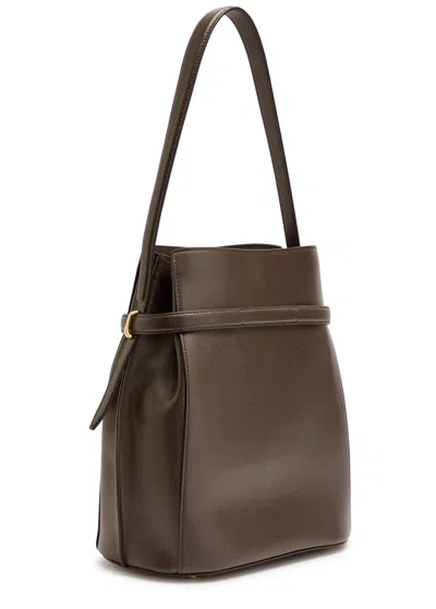 Totême Toteme Belted Leather Bucket Bag