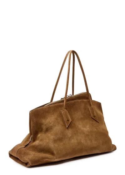Attico The  La Passeggiata Large Suede Tote