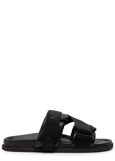 Moncler Logo-jacquard Rubber Sliders