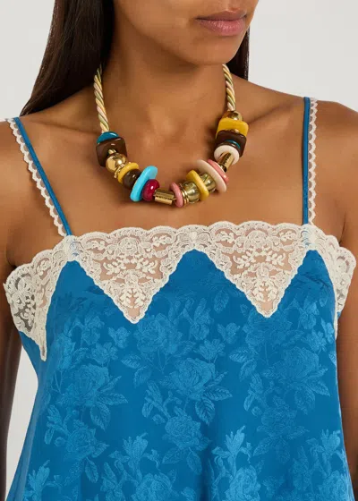 Chloé Gold-tone Beaded Necklace