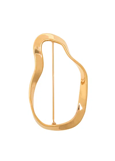 Agmes Vera 18kt Gold Vermeil Brooch