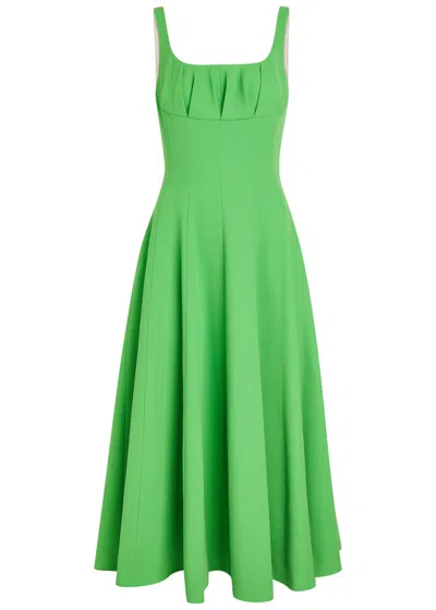Emilia Wickstead Collins Woven Midi Dress