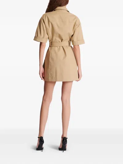 Balmain Lace-up Mini Dress