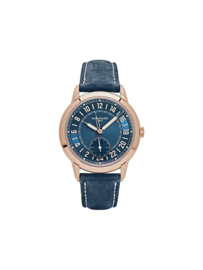 Pre-owned Patek Philippe 2024 Complications Calatrava 42mm In Blue