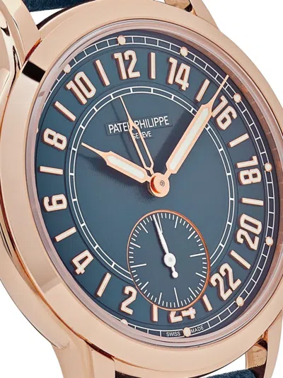 Pre-owned Patek Philippe 2024 Complications Calatrava 42mm In Blue