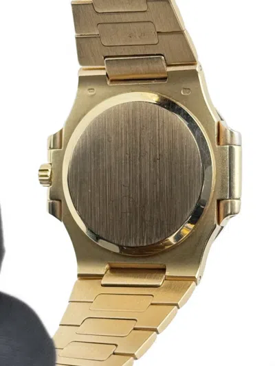 Pre-owned Patek Philippe 1992 Nautilus 37mm In Black