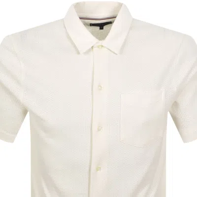 Tommy Hilfiger Open Knit Polo Ivory Petal
