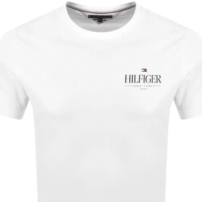 Tommy Hilfiger Logo-print T-shirt In White