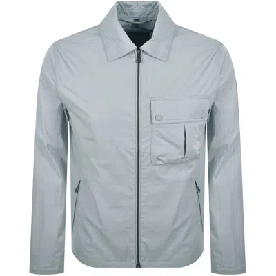 Belstaff Drome Overshirt Quarry Blue In Blue