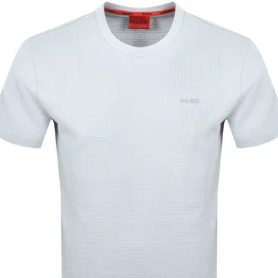 Hugo Boss Hugo Austin Waffle T Shirt Grey