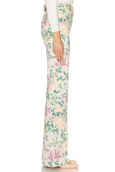 Chloé Printed Rigid High-rise Flared Jeans