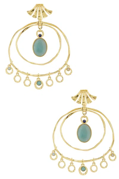 Chloé Stone Earrings In Gold