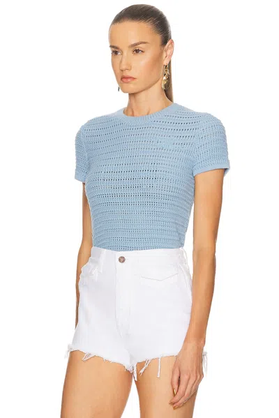 Chloé Embroidered Crocheted Cotton T-shirt