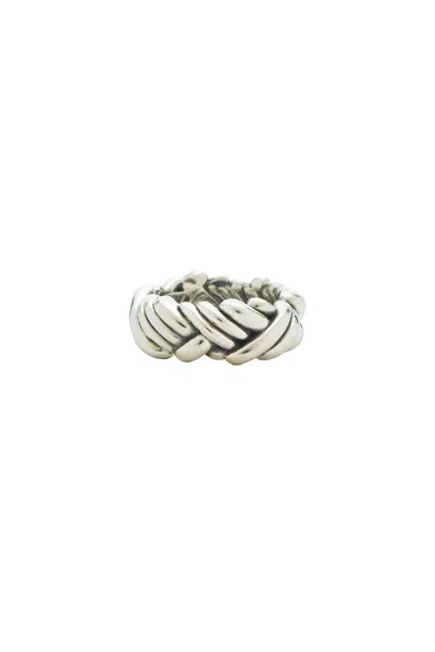 Bottega Veneta Sterling Silver Ring