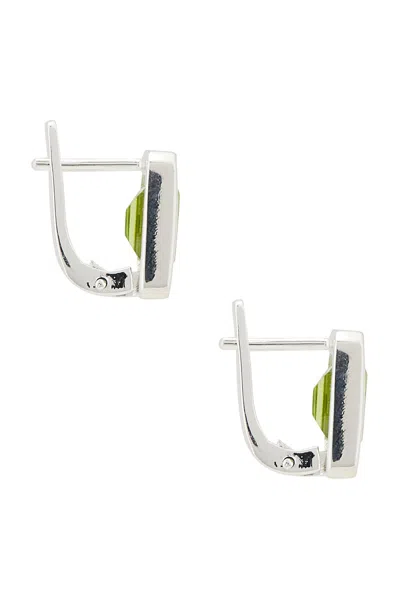 Loren Stewart Roca Huggie Earrings In Metallic