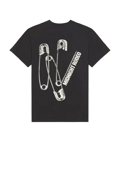 Midnight Rodeo Pinned T-shirt In Black