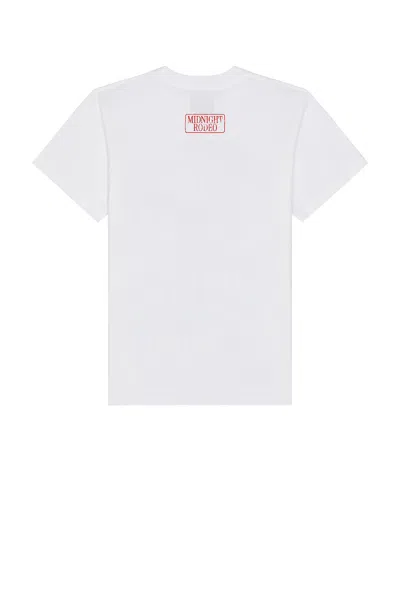 Midnight Rodeo The Pleasures T-shirt In White