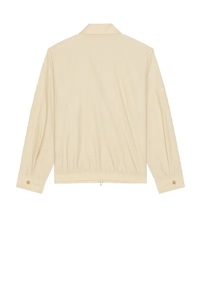 Theory Zip Blouson Jacket Chino In Neutral