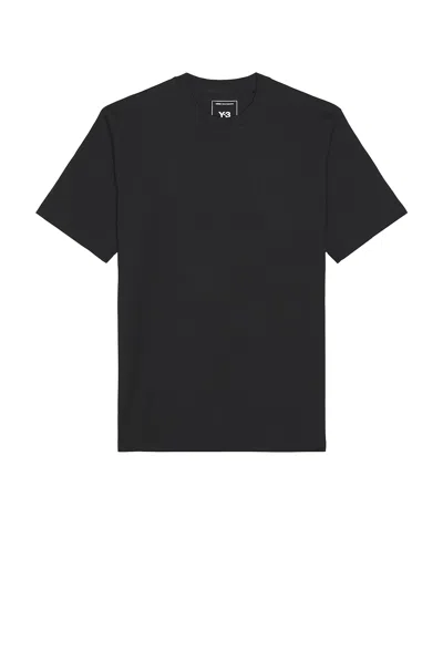 Y-3 Merch Tee In Black