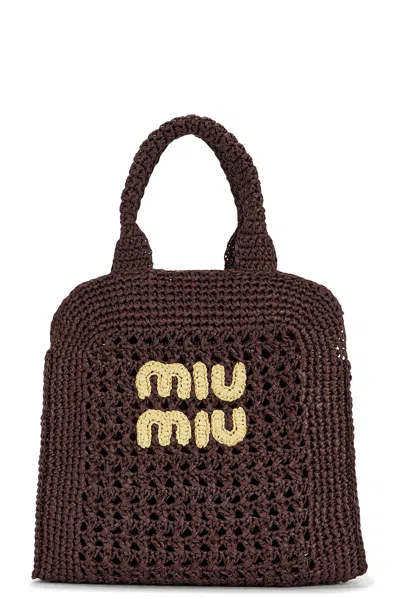 Miu Miu Rete Crochet Bag