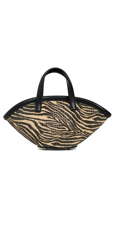 Simonmiller Mini Mercado Tote Black/natural Zebra