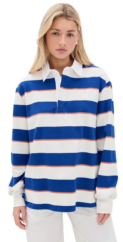 Staud Gavin Tee Yacht Rugby Stripe