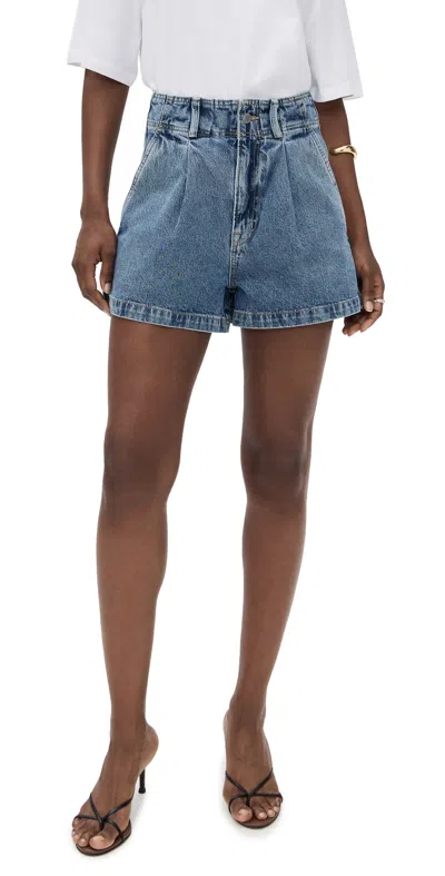 Apiece Apart Bari Jean Shorts Austin Wash