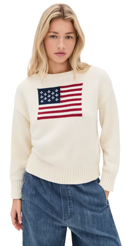 Marea Flag Sweater Ivory