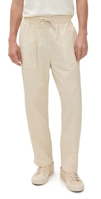 Service Works Poplin Chef Pants White Oak In White