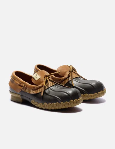 Visvim Decoy Duck Lo-folk Loafers In Multi