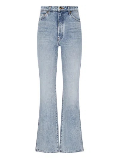 Khaite Danielle" Bootcut Jeans Light Blue