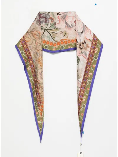 Pierre-louis Mascia Pierre Louis Mascia Printed Silk Foulard In Multi