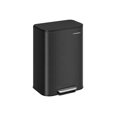 Breebe 13-gallon (50 L) Trash Can Can With Lid In Black