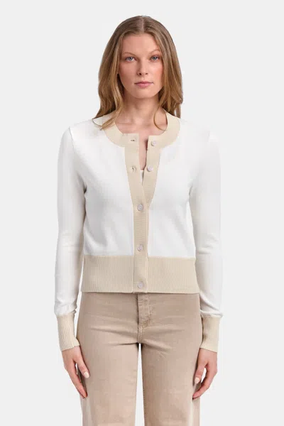 Capsule 121 The Beam Cardigan In White