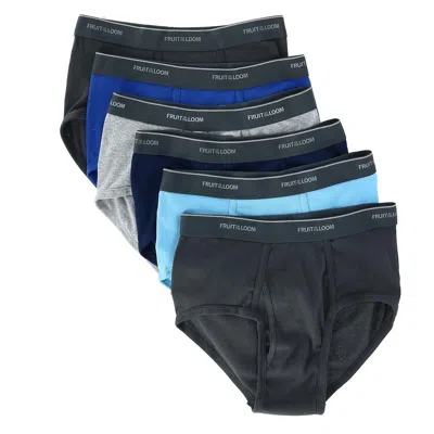 Fruit Of The Loom Men's Fashion Pattern Briefs Underwear ( 6 Pack) In Multi