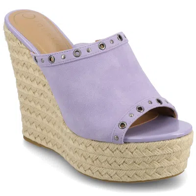 Journee Collection Journee Women's Yari Espadrille Wedge Sandals