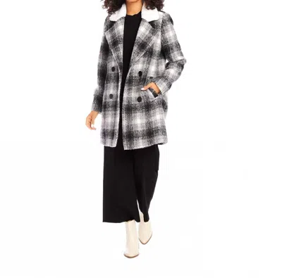 Karen Kane Faux Shearling Car Coat