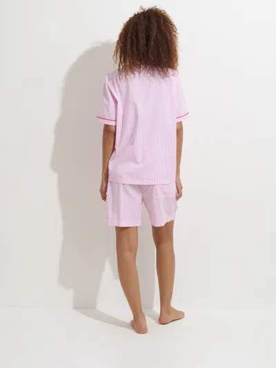 Alex Mill P'jimmies Short Sleeve Sleep Shirt In Stripe