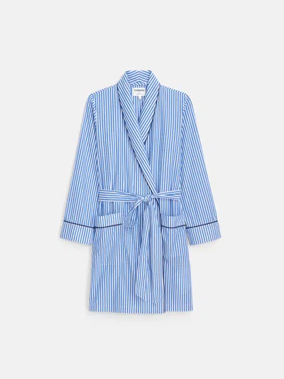 Alex Mill P'jimmies Sleep Robe In Stripe