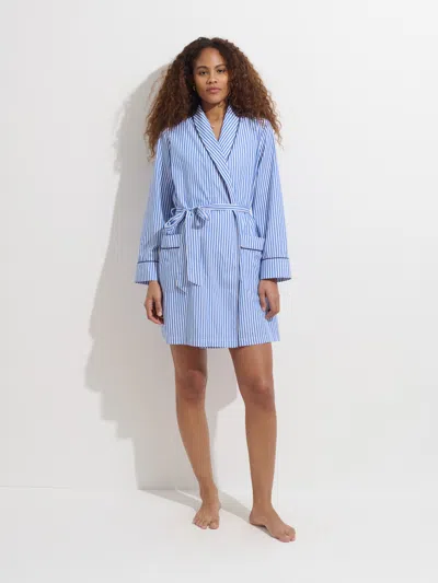 Alex Mill P'jimmies Sleep Robe In Stripe