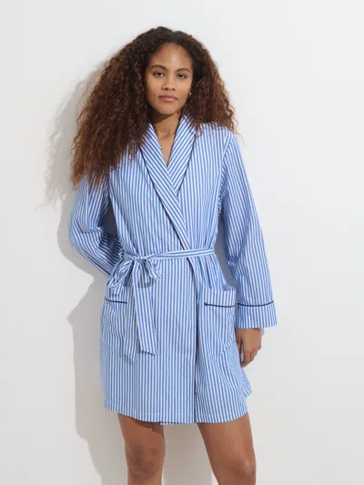 Alex Mill P'jimmies Sleep Robe In Stripe