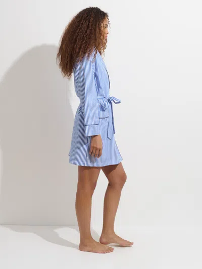 Alex Mill P'jimmies Sleep Robe In Stripe