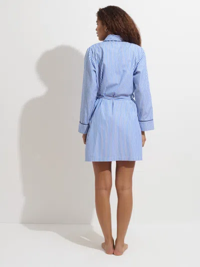 Alex Mill P'jimmies Sleep Robe In Stripe