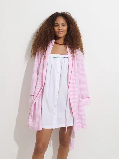 Alex Mill P'jimmies Sleep Robe In Stripe
