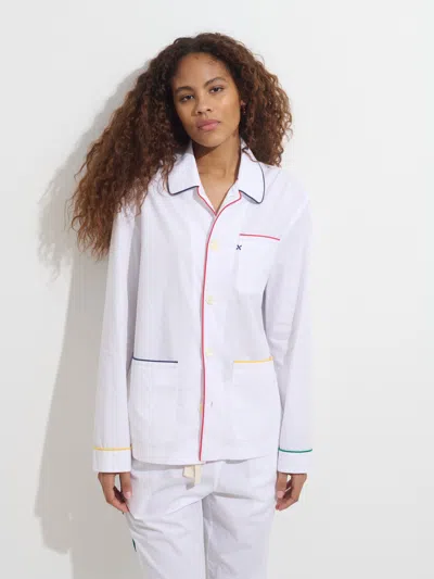 Alex Mill P'jimmies Sleep Shirt In Solid