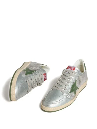 Golden Goose Ball Star Sneakers In Metallic